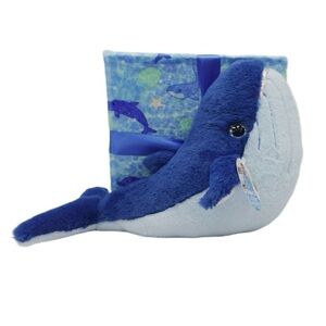 NWT. WAY TO CELEBRATE Plush Whale with Blanket
